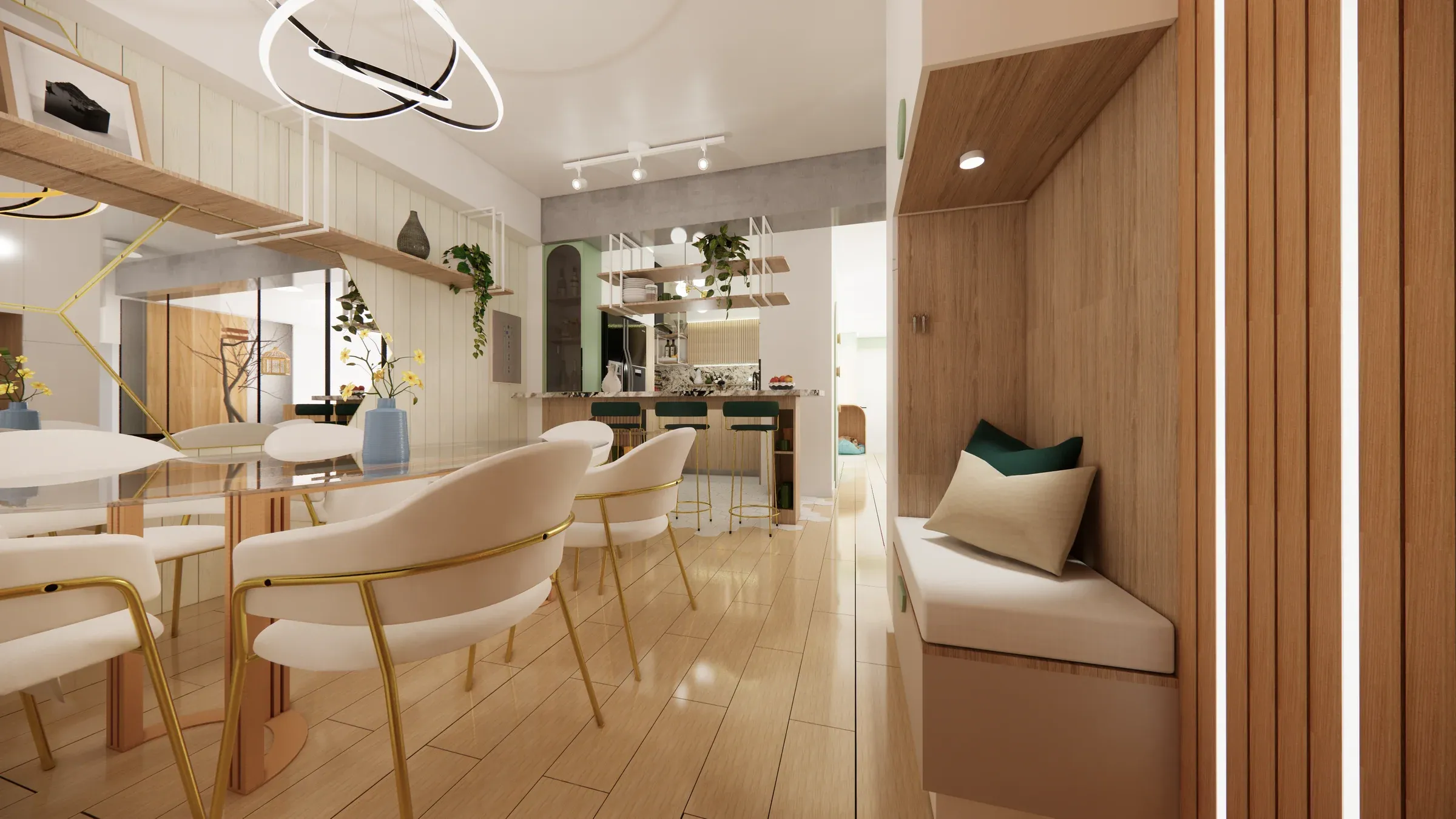 Multifamiliar Los Olivos · Vista 37. Departamentos por nivel · Visualización 3D