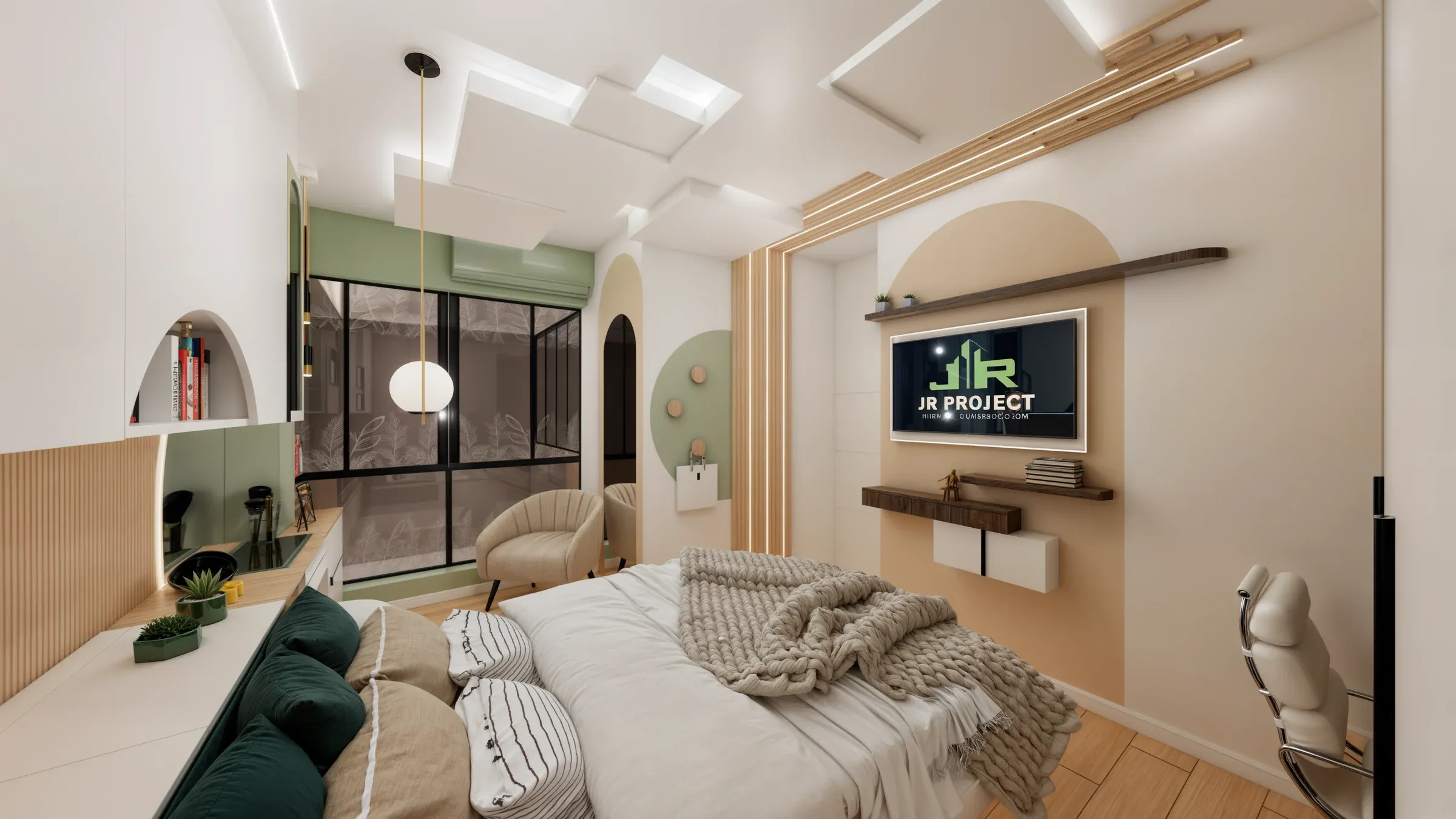 Multifamiliar Los Olivos · Vista 67. Departamentos por nivel · Visualización 3D