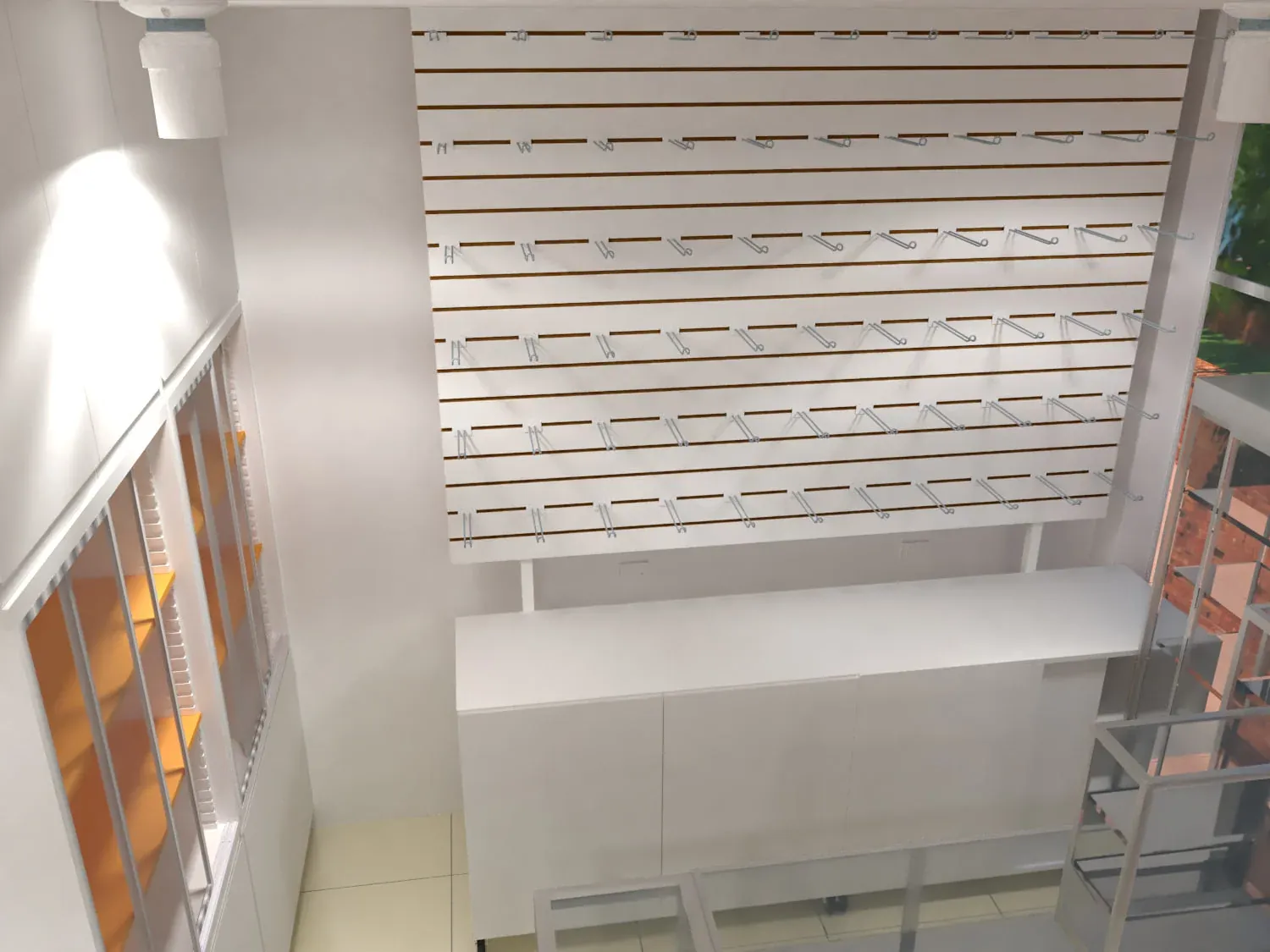 Librería comercial · Vista 12. Diseño interior, exhibición y mobiliario