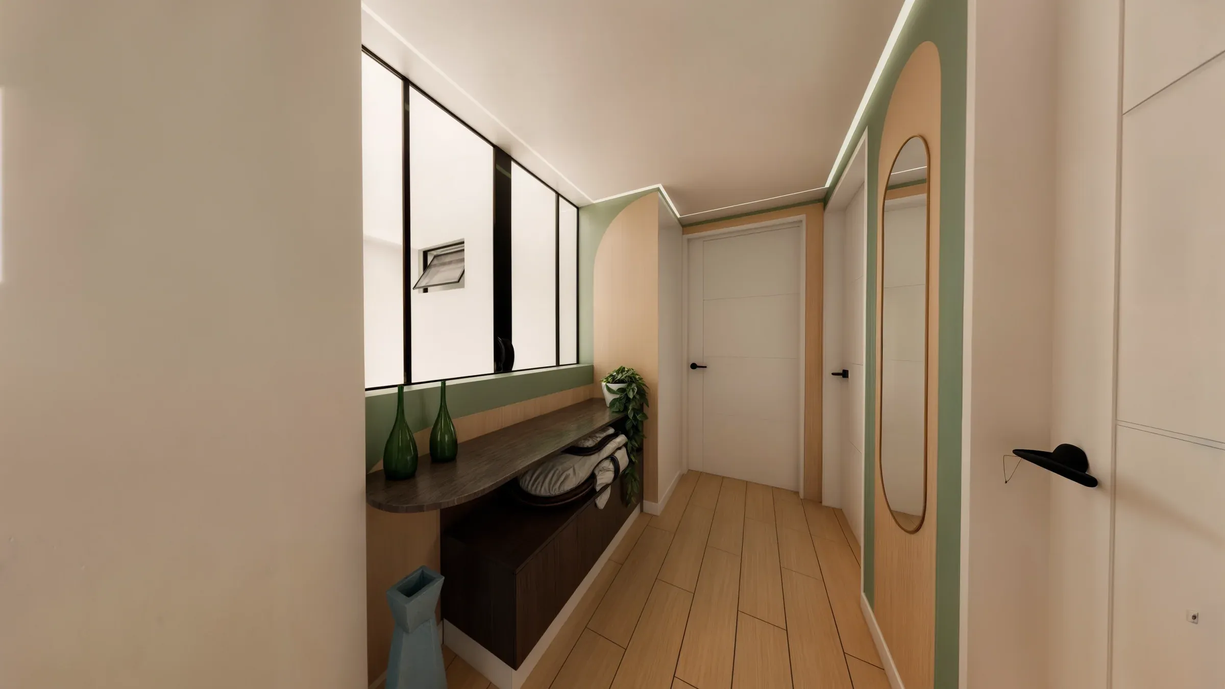 Multifamiliar Los Olivos · Vista 85. Departamentos por nivel · Visualización 3D