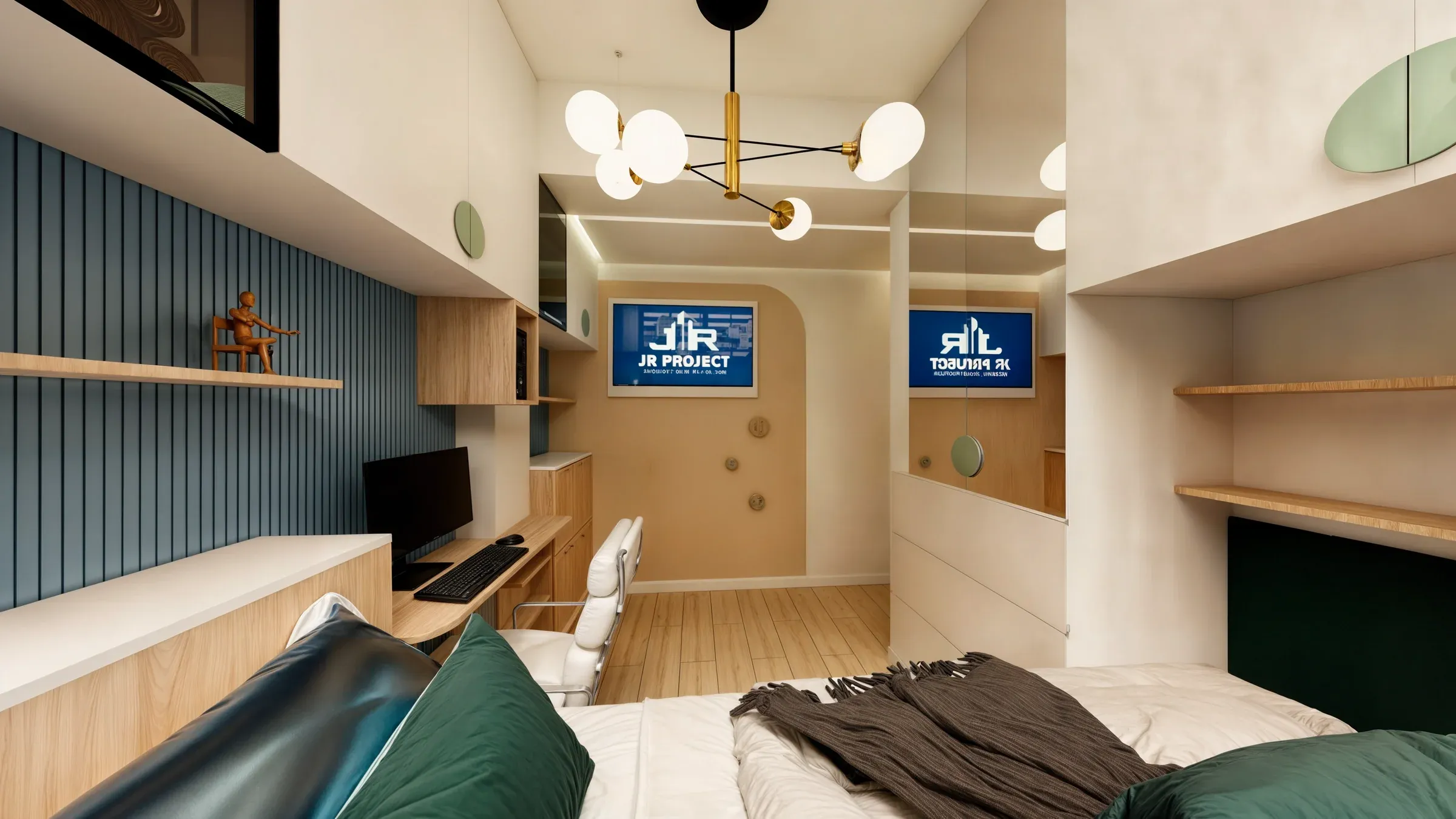 Multifamiliar Los Olivos · Vista 31. Departamentos por nivel · Visualización 3D