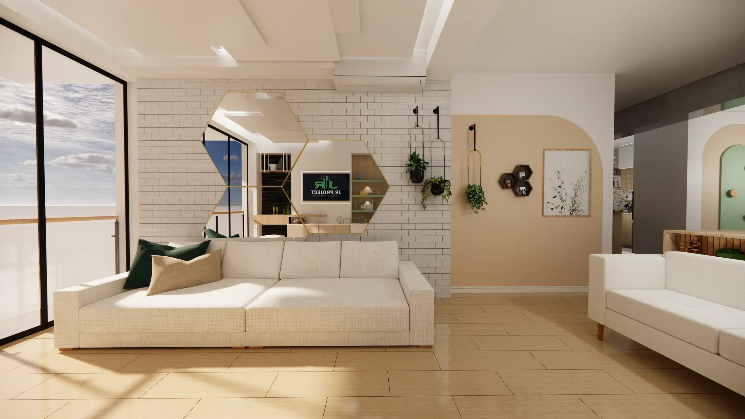 Multifamiliar Los Olivos · Vista 50. Departamentos por nivel · Visualización 3D