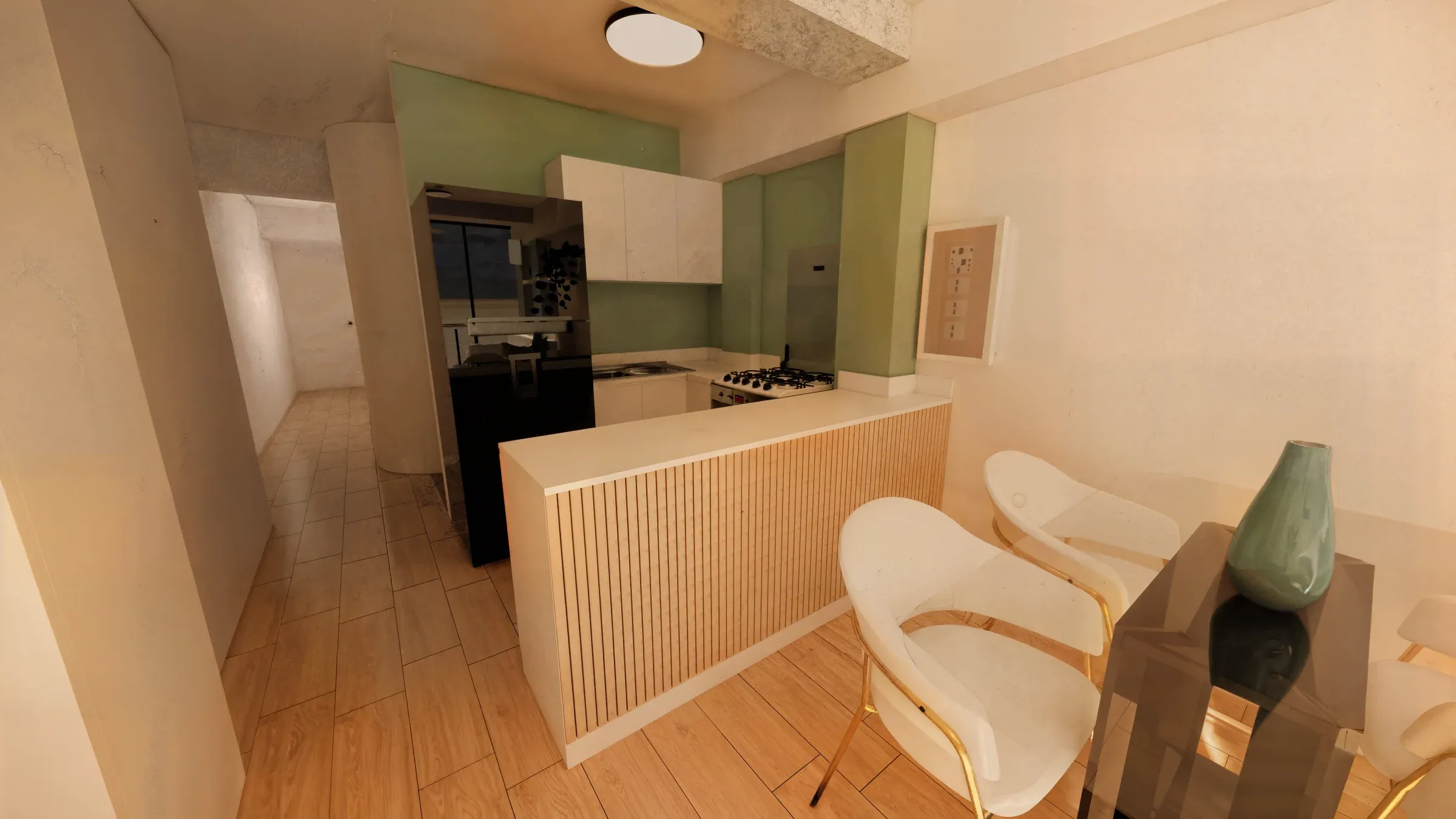 Multifamiliar Los Olivos · Vista 112. Departamentos por nivel · Visualización 3D