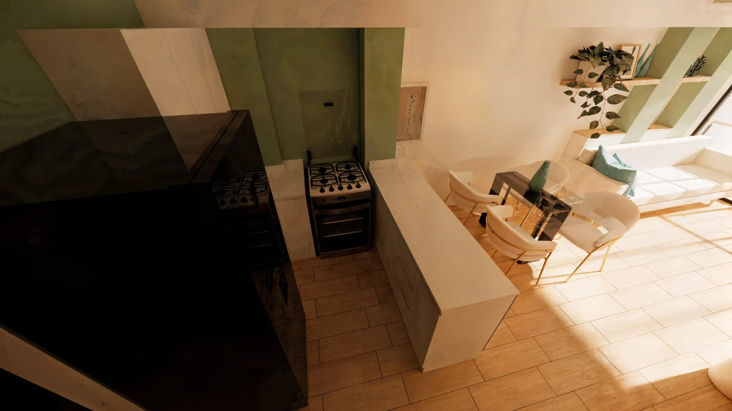 Multifamiliar Los Olivos · Vista 113. Departamentos por nivel · Visualización 3D