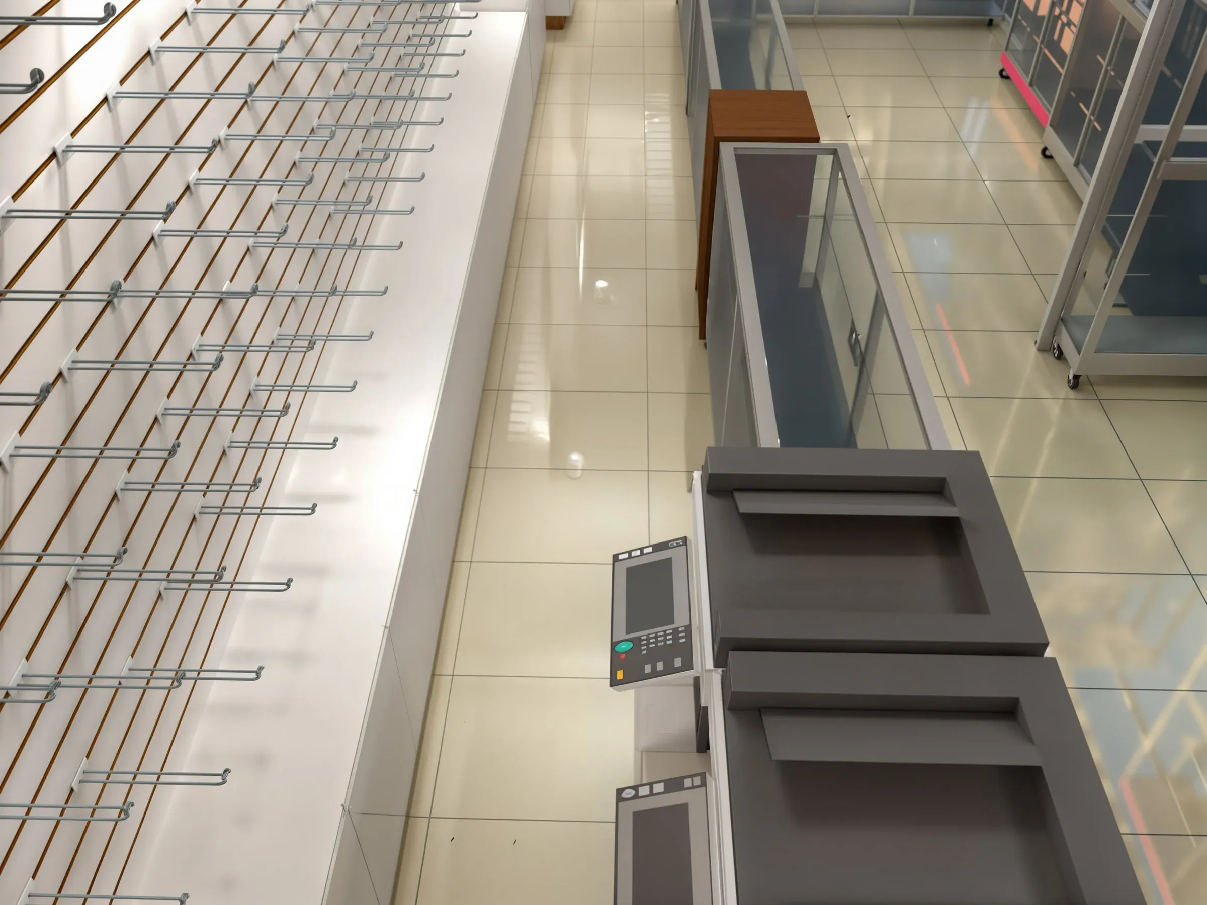 Librería comercial · Vista 20. Diseño interior, exhibición y mobiliario