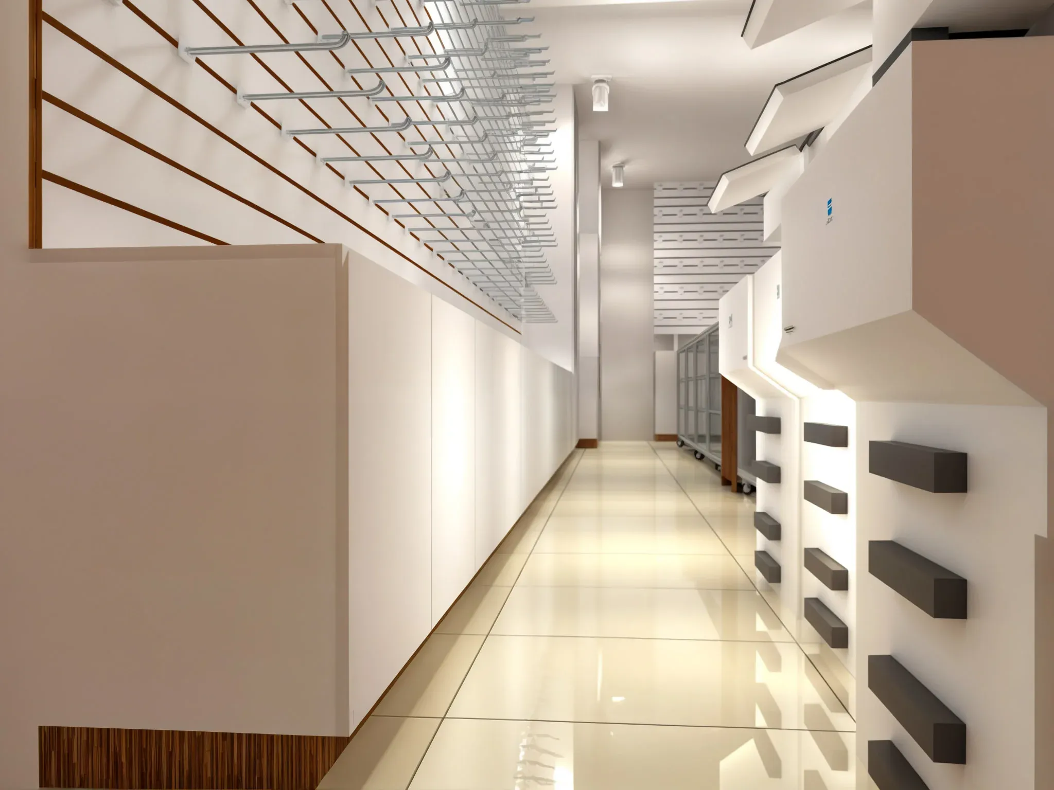 Librería comercial · Vista 22. Diseño interior, exhibición y mobiliario