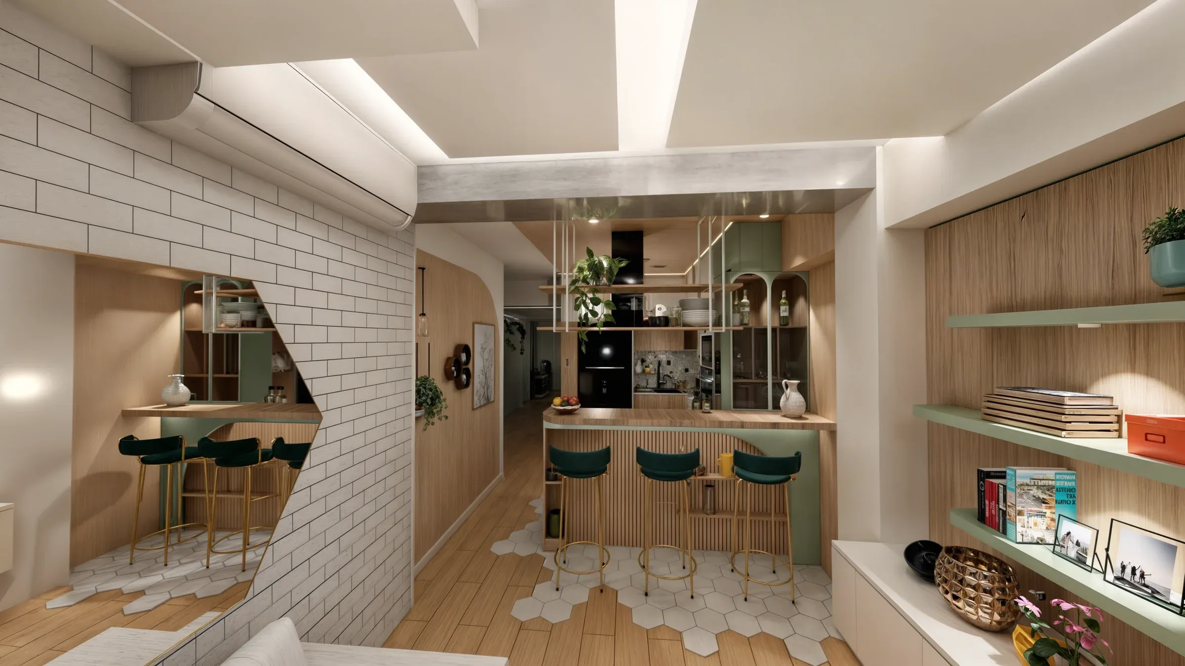 Multifamiliar Los Olivos · Vista 77. Departamentos por nivel · Visualización 3D