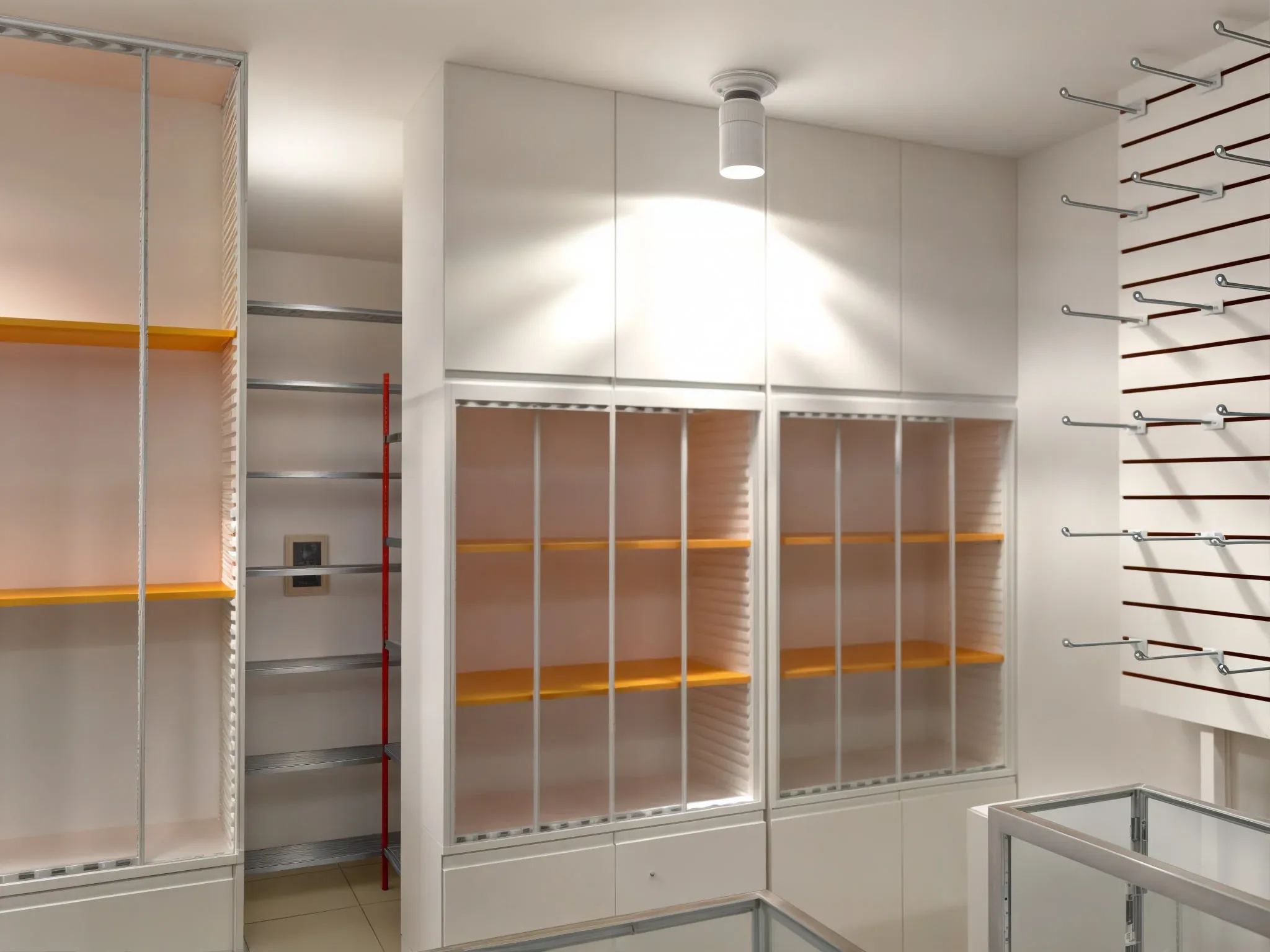 Librería comercial · Vista 08. Diseño interior, exhibición y mobiliario