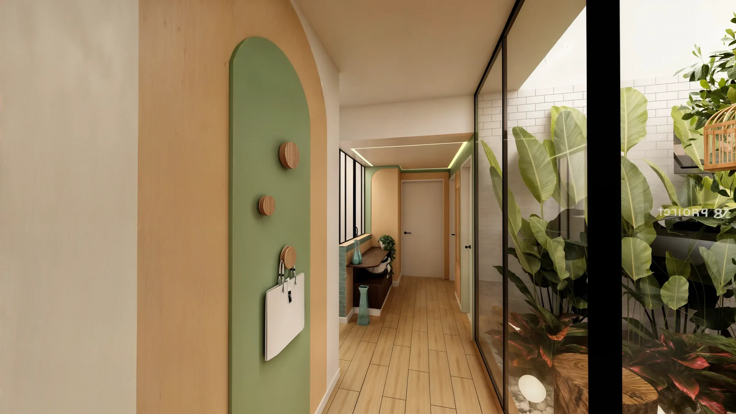 Multifamiliar Los Olivos · Vista 25. Departamentos por nivel · Visualización 3D