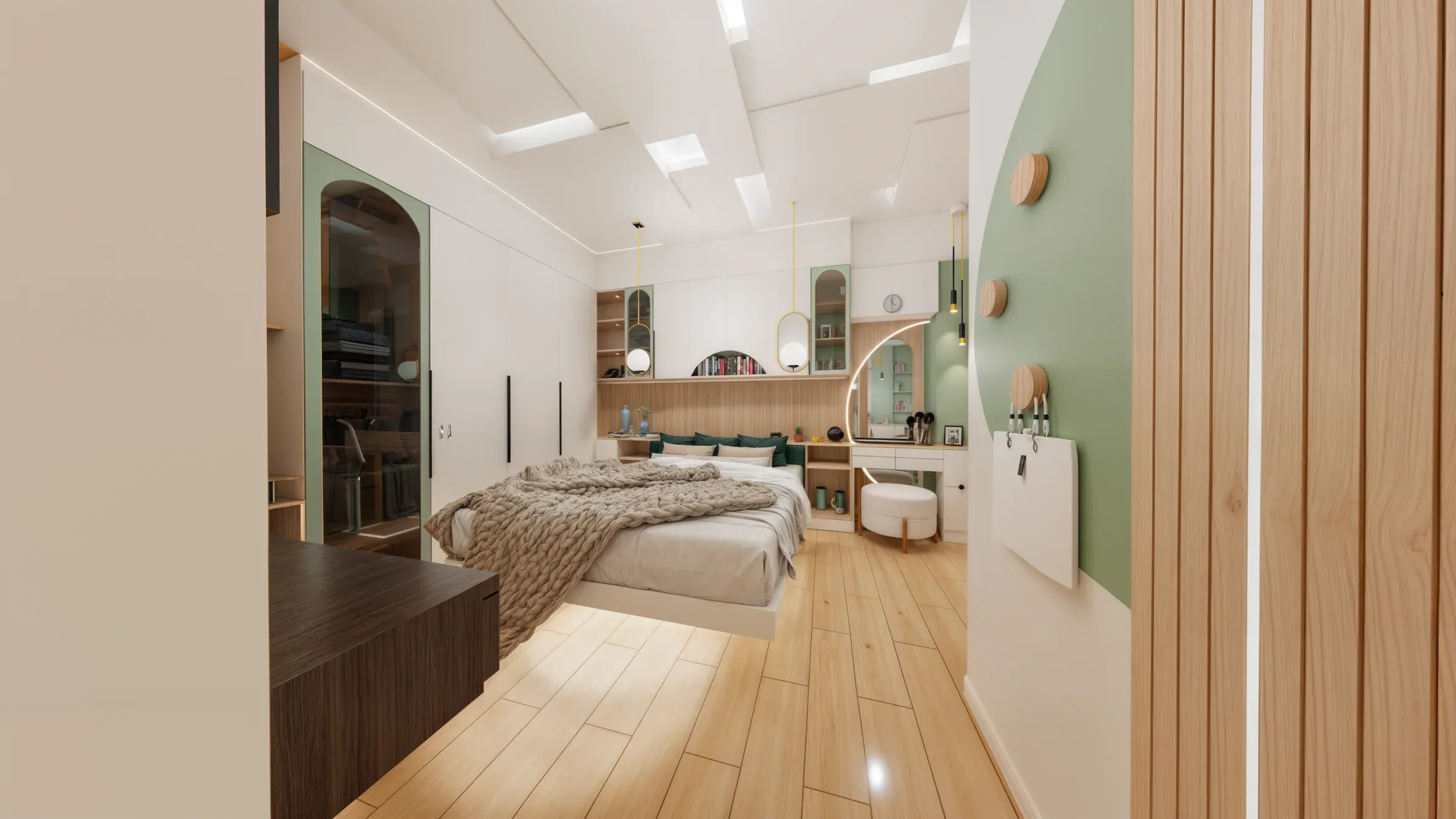 Multifamiliar Los Olivos · Vista 65. Departamentos por nivel · Visualización 3D