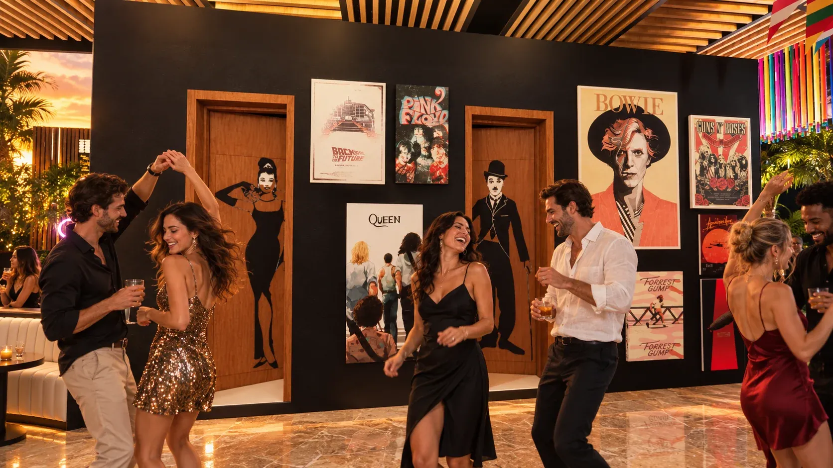 Terraza bar · Vista 16. Propuesta de azotea social y karaoke